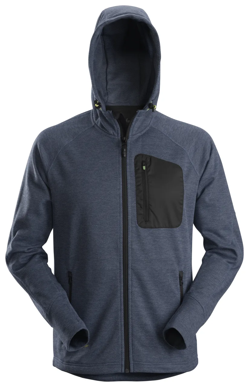 Sweat-shirt à capuche entièrement zippé