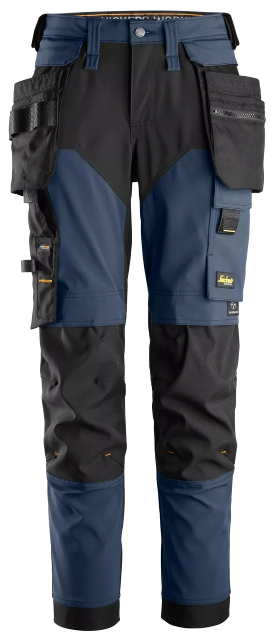 Pantalon pour femme en tissu extensible dans 4 directions, avec poches holster détachables