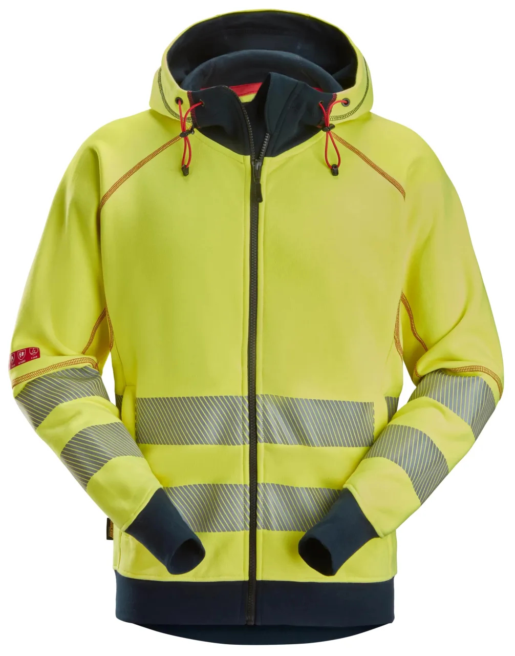 ProtecWork, Sweat-shirt à capuche à fermeture à glissière pleine longueur, Classe 3/2
