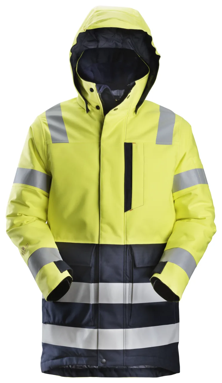 ProtecWork, Parka isolée, haute visibilité, Classe 3