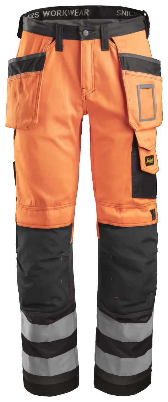 Pantalon haute visibilité avec poches holster, Classe 2