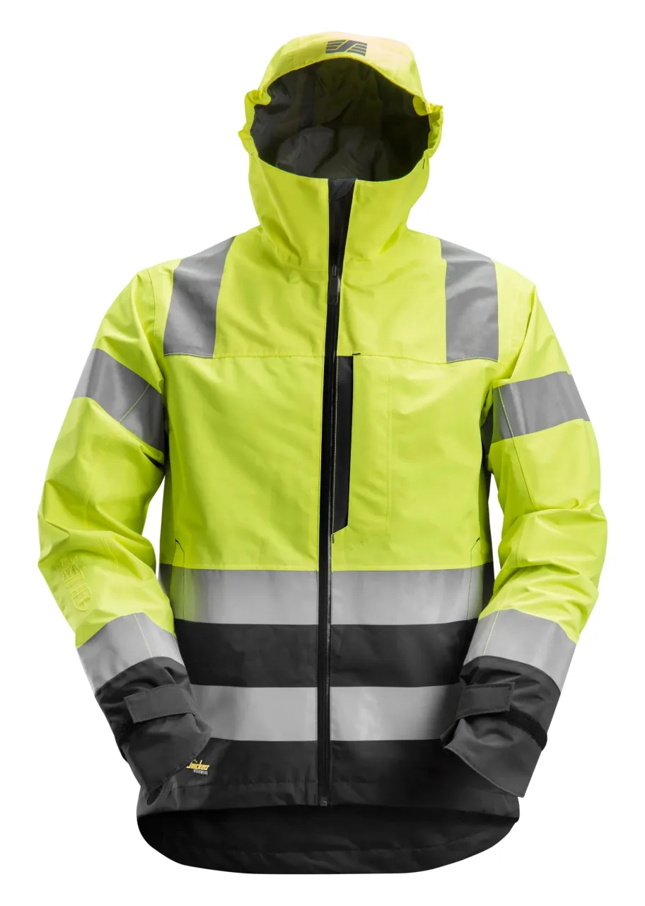Veste imperméable Shell, haute visibilité, Classe 3
