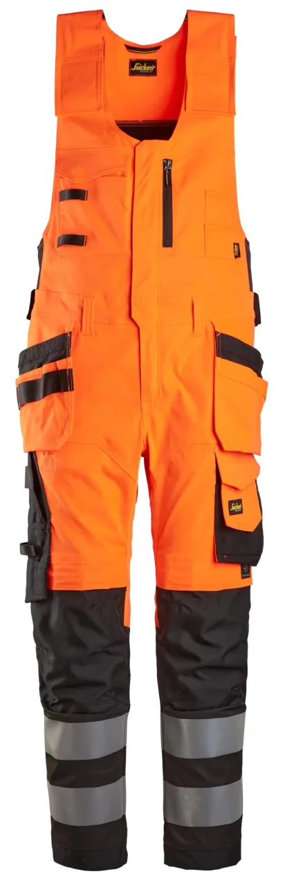 Salopette haute visibilité avec poches holster, Classe 2