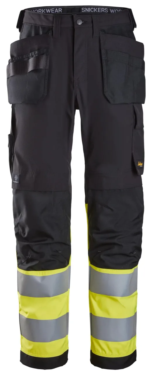 Pantalon avec poches holster, haute visibilité, Classe 1