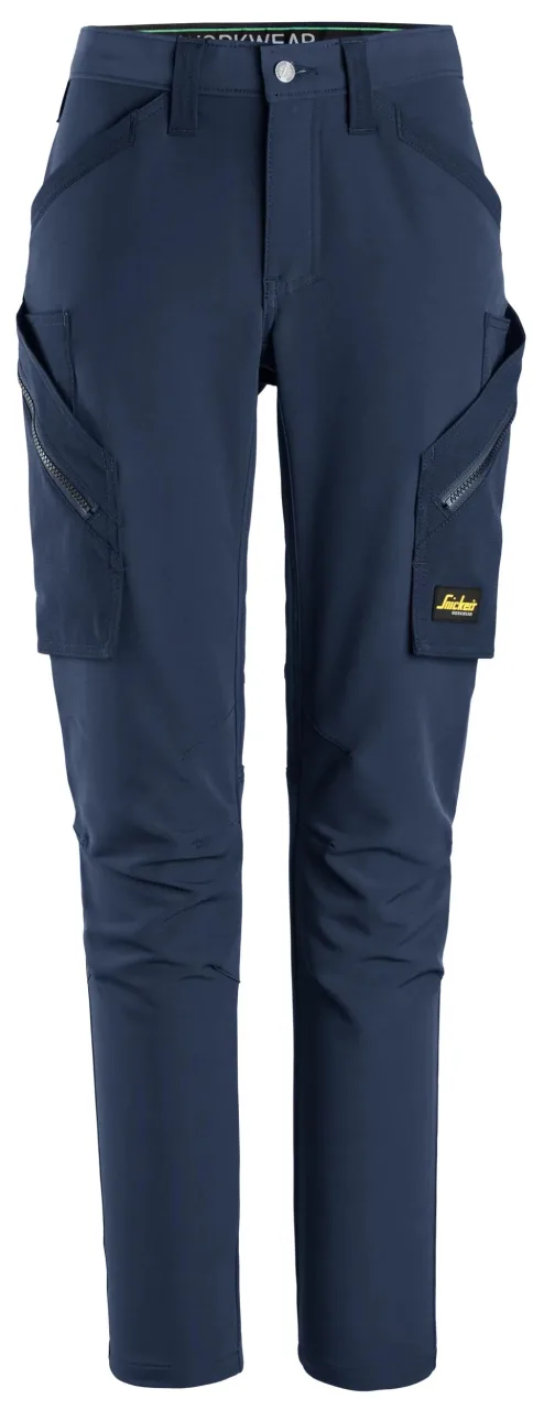 Pantalon extensible pour femme sans poches pour genouillères