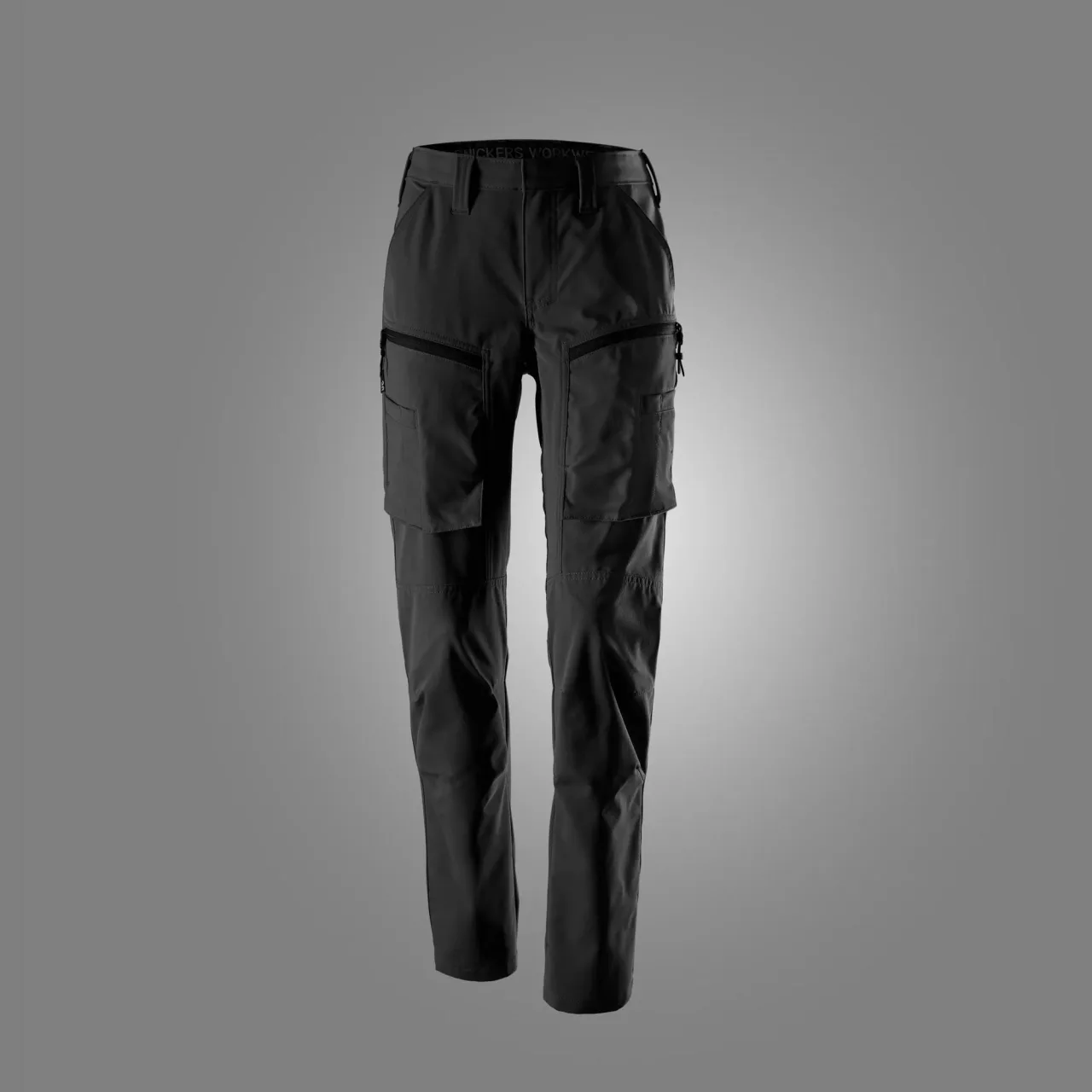 Pantalon de service pour femme en tissu extensible