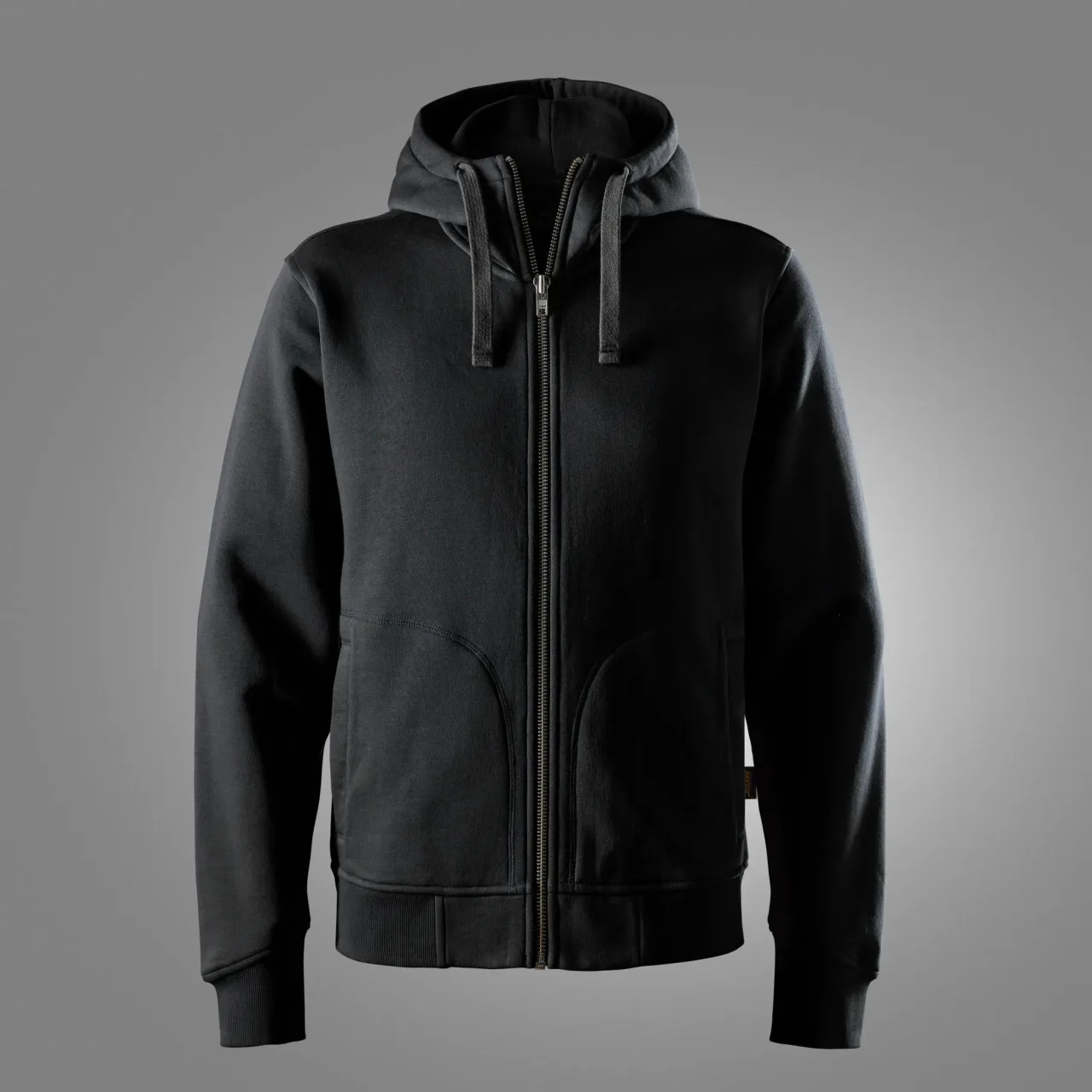 Sweat-shirt à capuche épais avec fermeture à glissière intégrale