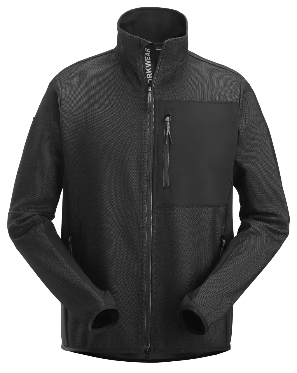 Veste de couche intermédiaire avec fermeture à glissière pleine longueur