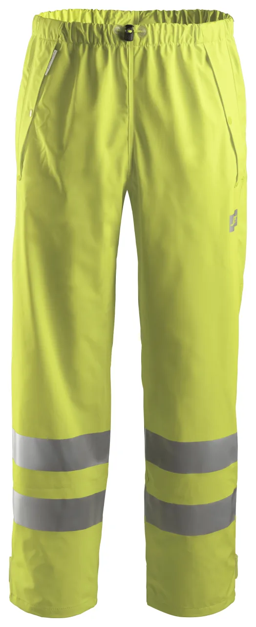 Pantalon de pluie PU haute visibilité, Classe 2