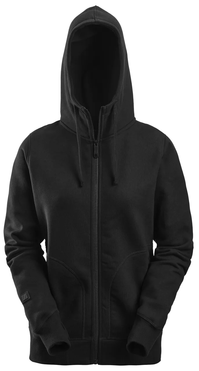 Sweat-shirt à capuche pour femme avec fermeture à glissière