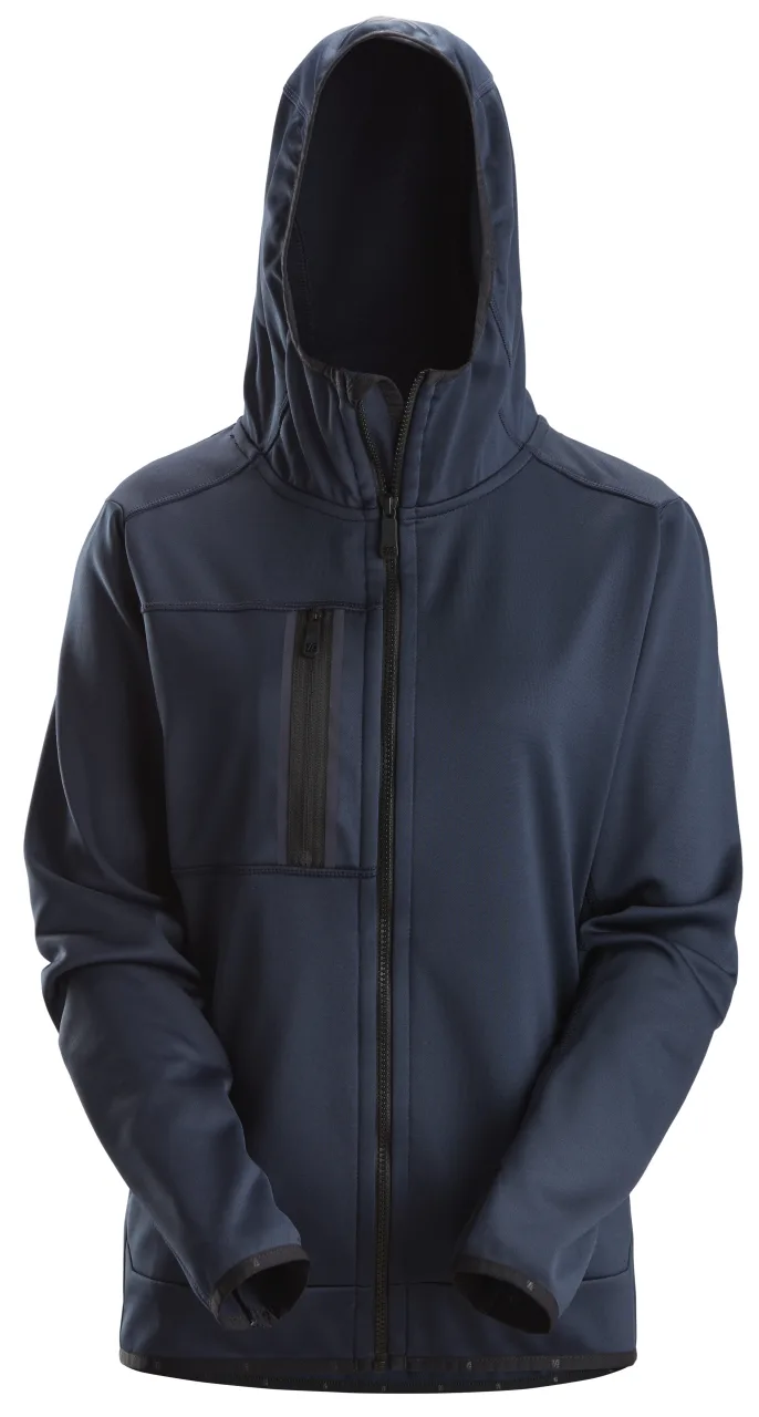 Sweat à capuche pour femme avec fermeture éclair sur toute la longueur